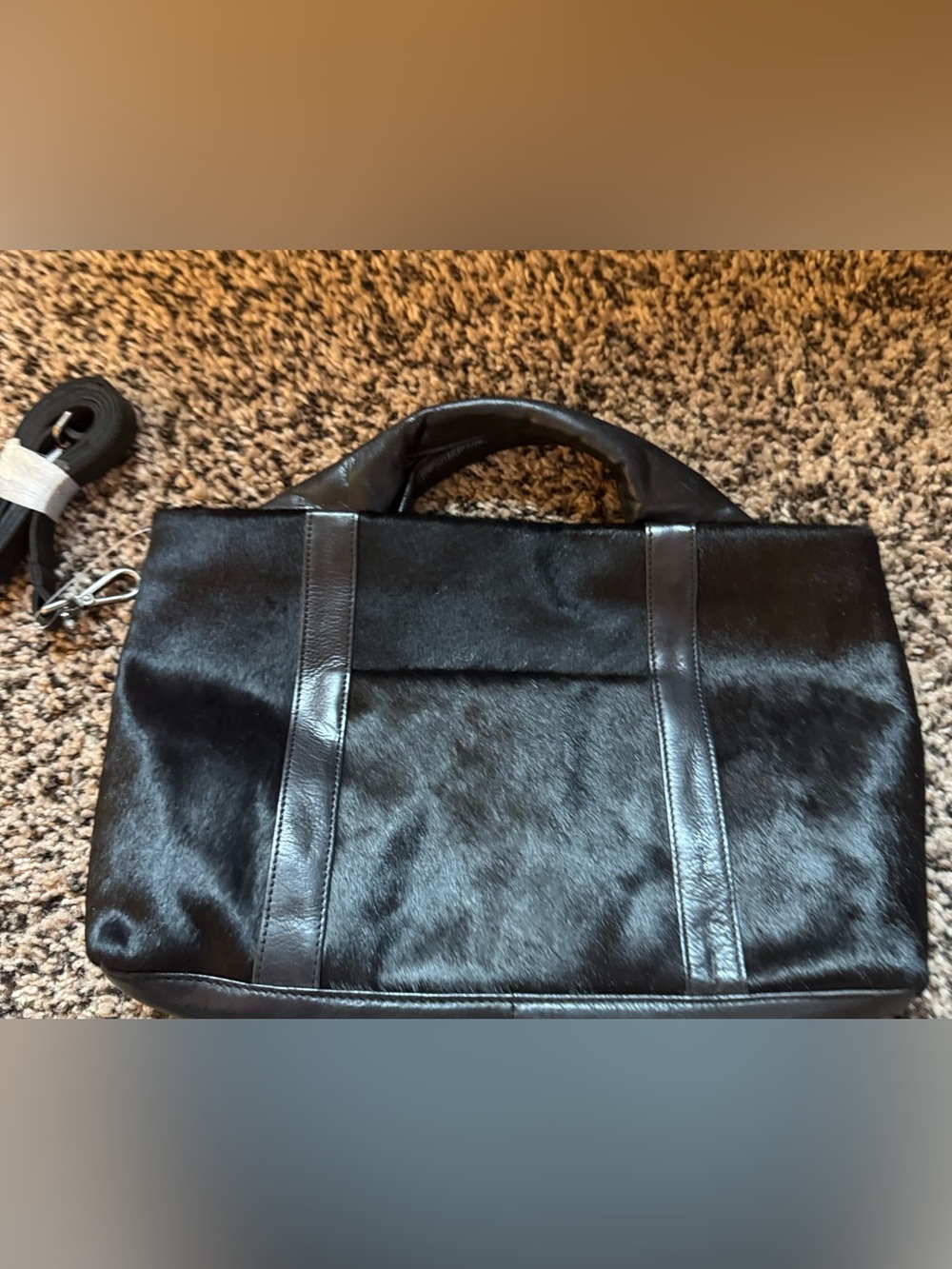 Latico Black Leather Satchel/Crossbody-NWT